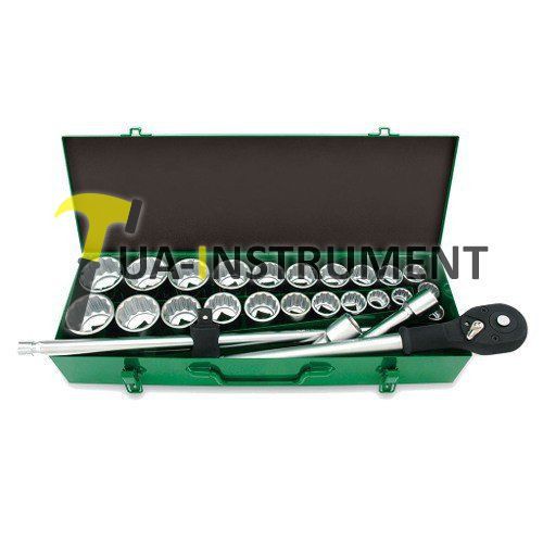 Набор инструмента метр.+дюймового TOPTUL 3/4" 26ед. (12-гр.) metal case GCAD2608 Кременчуг - изображение 1