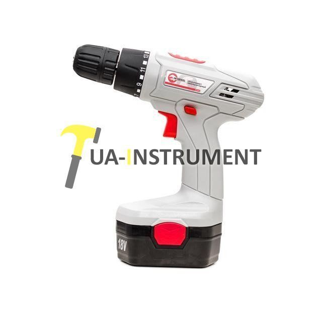 Шуруповерт аккумуляторный 18В, 1 аккумулятор, 1.2Ач, 0-10 Intertool DT-0312 Кременчуг - изображение 1