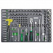 Набор инструмента TOPTUL 1/4", 1/2" 111ед (в ложементе) GEDB117 Кременчуг