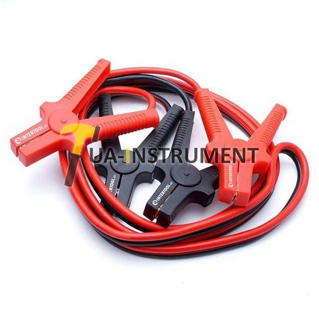 Пусковые провода 500А, 2.5м, до -40°C, чехол INTERTOOL AT-3045 Кременчуг - изображение 1