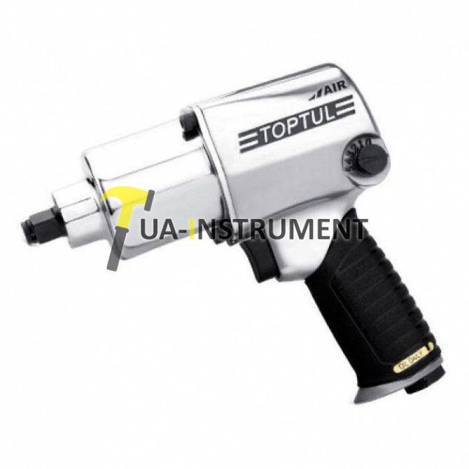 Гайковерт для автосервиса пневматический TOPTUL 1/2" 949N/m 6500 об/мин 2,8 кг KAAA1660 Кременчуг - изображение 1