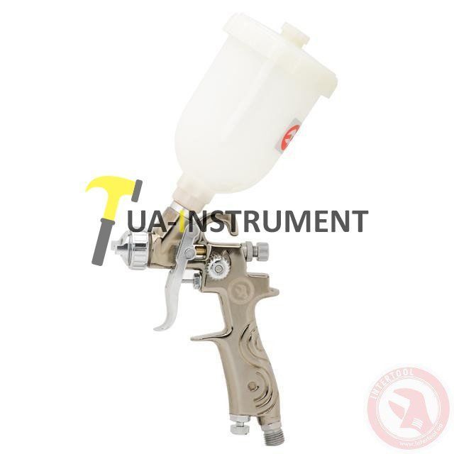 Пистолет покрасочный мини LVMP 0.8мм, 250 мл INTERTOOL PT-0129 Кременчуг - изображение 1