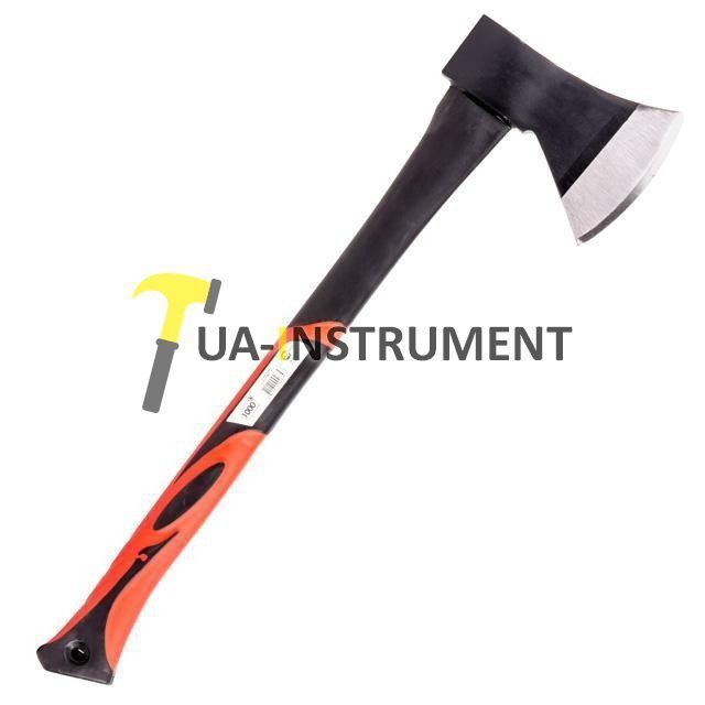 Топор 1000 г, ручка из фибергласа Intertool HT-0263 Кременчуг - изображение 1