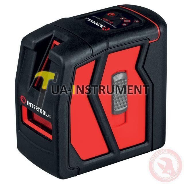 Уровень лазерный мини, 2 лазерные головки INTERTOOL MT-3050 Кременчуг - изображение 1