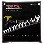 Набор ключей комбинированных TOPTUL 12 шт. 6-22 "Hi-Performance" GPAX1202 Кременчуг
