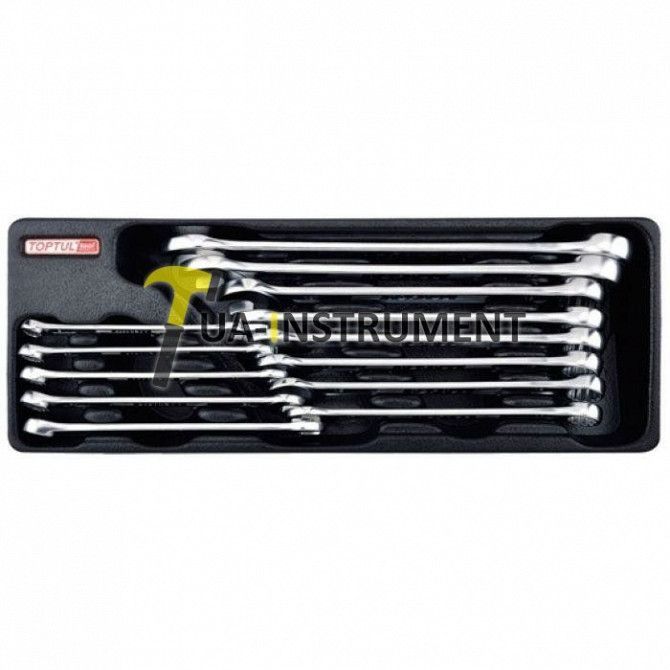 Набор ключей комбинированных TOPTUL 1/4"-5/16"мм 13 ед. (в ложементе) GBAT1304 Кременчуг - изображение 1