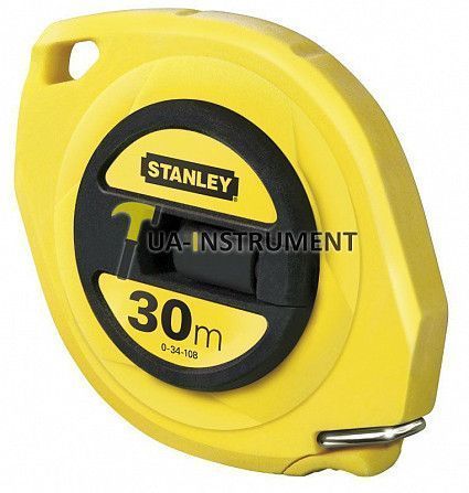 Рулетка 30м х 9,5мм стальная лента STANLEY 0-34-108 Кременчуг - изображение 1
