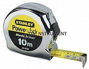Рулетка 10м х 25мм "MICRO POWERLOCK" армированная лента STANLEY 0-33-532 Кременчуг