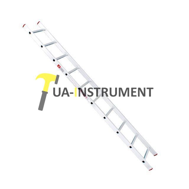 Лестница алюминиевая приставная 10 ступеней 2.84м Intertool LT-0110 Кременчуг - изображение 1