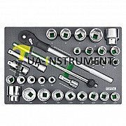 Набор инструмента метр.+дюймового TOPTUL 3/4" 31ед. (в ложементе) GED3108 Кременчуг
