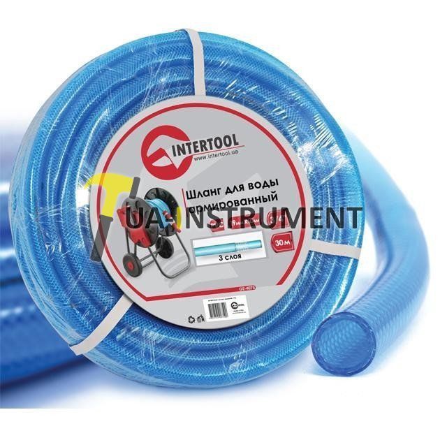 Шланг для воды 3-х слойный 3/4", 30м, армированный PVC Intertool GE-4075 Кременчуг - изображение 1