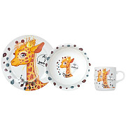 Дитячий набір посуду Limited Edition Pretty Giraffe YF6025 3 предмета Київ