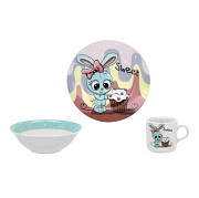Дитячий набір посуду Limited Edition Sweet Bunny YF6026 3 предмети Київ