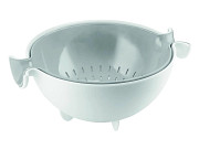 Друшляк з мискою Guzzini Kitchen Active Design 29250033 30х25х12.5 см сірий Киев