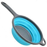 Друшляк складний силіконовий Frico FRU-088-Blue 40.5 см блакитний Киев