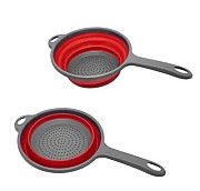 Друшляк складний силіконовий Frico FRU-088-Red 40.5 см червоний Киев