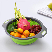 Друшляк складний силіконовий Frico FRU-089-Green 29.5 см зелений Киев