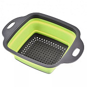 Друшляк складний силіконовий Frico FRU-090-Green 29 см зелений Киев