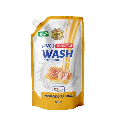 Рідке мило Pro Wash Молоко та мед 140180 910 г Киев - изображение 1