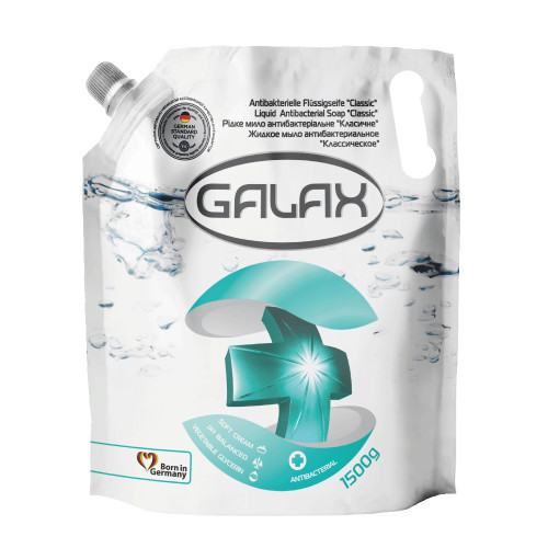 Рідке мило антибактеріальне 1500 мл Класичне Galax 601381 Киев - изображение 1