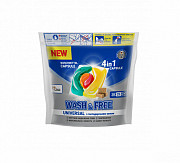 Капсули для прання зі стружкою господарського Wash&Free 729675 25 шт Киев