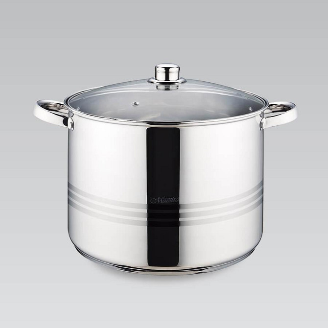 Каструля з кришкою Maestro MR-3517-16 16 л 30х23 см Киев - изображение 1