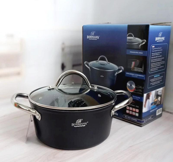 Каструля Bohman BH-1417-28-MRB 6.2 л 28 см Киев - изображение 1