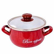 Каструля Interos Bon appetit 2234-С-24-00070986 24 см 5.7 л червона Киев