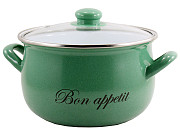 Каструля Interos Bon appetit Малахіт 2234-G-21-16 16 см 2.1 л Киев