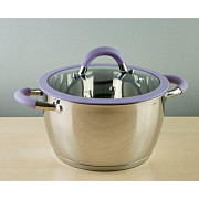 Каструля Pepper Purple iris PR-1109-18 18 см 2.3 л Киев