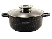 Каструля Zauberg Мрамор 0326-BL-91370 5.5 л чорна Киев