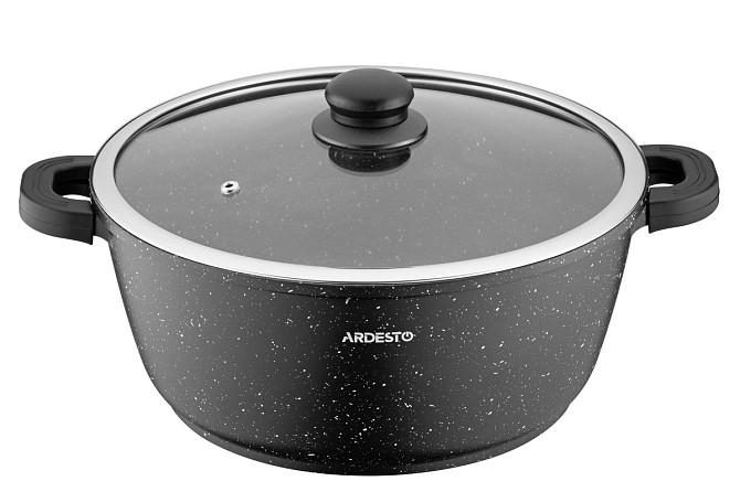 Каструля з кришкою Ardesto Anzio AR-2426-GE 28 см 6.4 л Киев - изображение 1