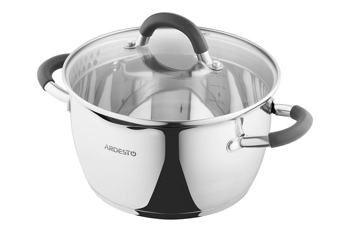Каструля з кришкою Ardesto Gemini Livorno AR-1932-GS 20 см 3.2 л Киев - изображение 1
