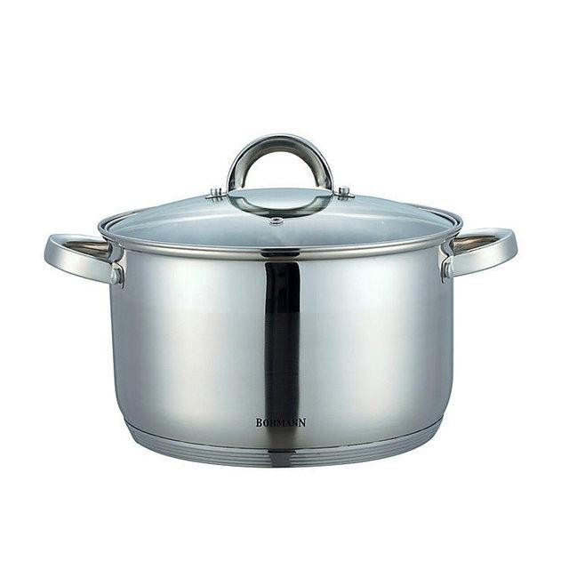 Каструля з кришкою Bohmann BH-1424 6.6 л 24 см Киев - изображение 1