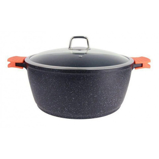 Каструля з кришкою Bohmann BH-7350-40-MRB 40 см 17.5 л сіра Киев - изображение 1