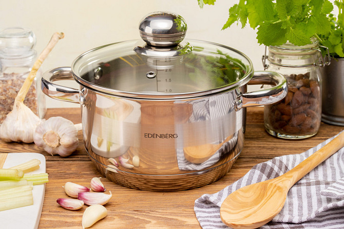 Каструля із кришкою Edenberg EB-3004 18 см 2,7 л Киев - изображение 1
