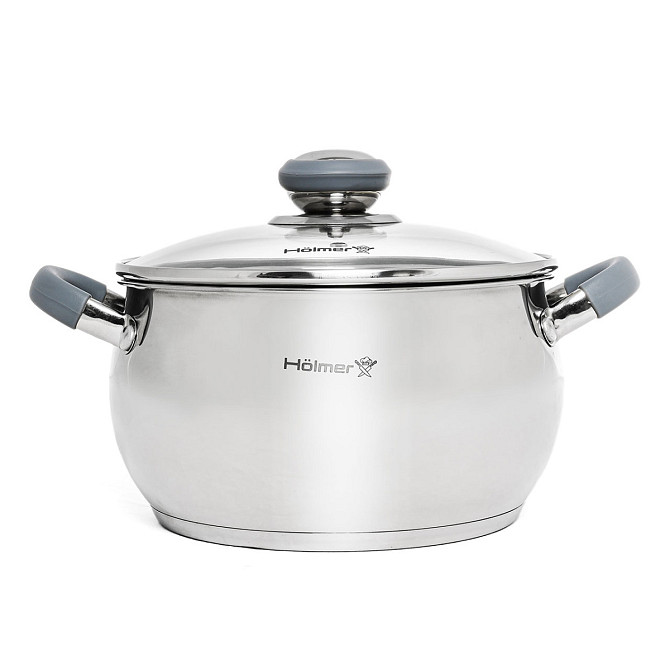 Каструля з кришкою Holmer CR-13550-SSG 5 л Киев - изображение 1