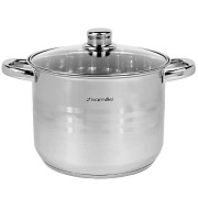Каструля з кришкою Kamille KM-5402 6 л 22 см срібляста Киев