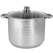 Каструля з кришкою Kamille KM-5404 10.5 л 26 см срібляста Киев