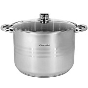Каструля з кришкою Kamille KM-5406 15.5 л 30 см срібляста Киев