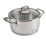 Каструля з кришкою Lessner Buono 55881-22 22 см 4.7 л срібляста Киев