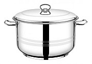 Каструля з кришкою Lessner Rica 55880-28 28 см 10 л срібляста Киев