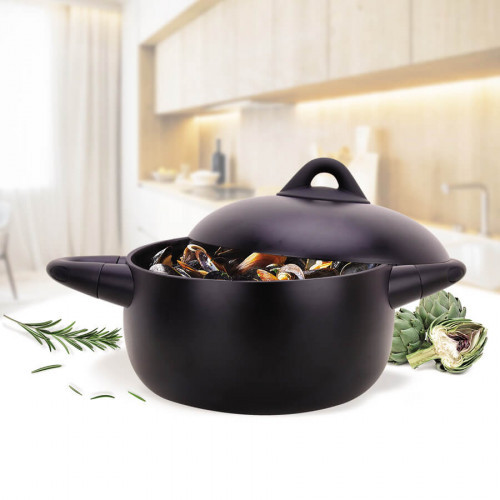 Каструля із кришкою Maestro MR-4017-22 4 л 22 см Киев - изображение 1