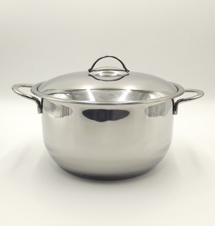 Каструля з кришкою OMS Kinox-32 32 см 15.4 л Киев - изображение 1