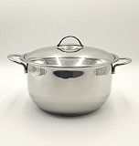 Каструля з кришкою OMS Kinox-36 36 см 20 л Киев