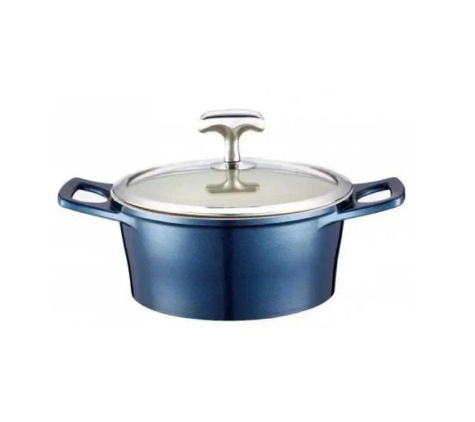 Каструля з кришкою Peterhof PH-15711-20-blue 2.3 л 20 см синя Киев - изображение 1