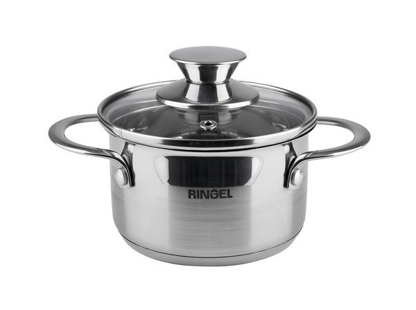 Каструля з кришкою Ringel RG-2006-14 1 л 14 см Киев - изображение 1