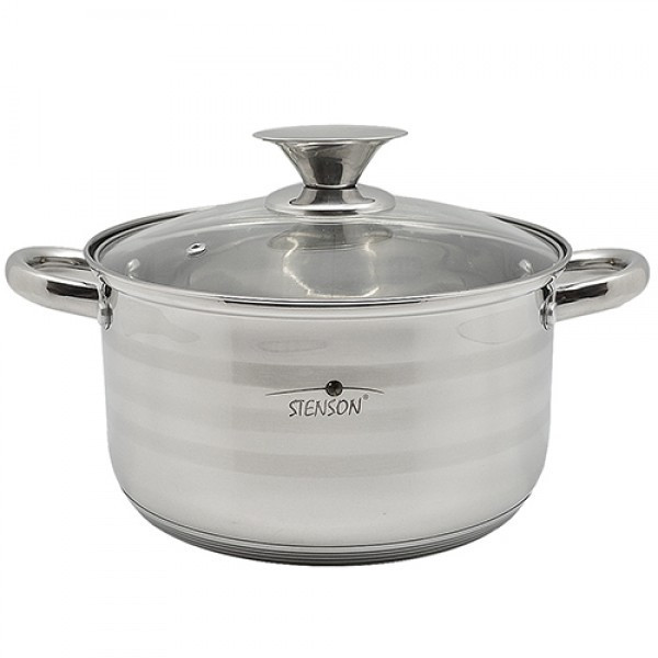 Каструля з кришкою Stenson Line MH-2980 2,6 л 18 см Киев - изображение 1