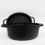 Каструля з кришкою-сковородою гриль Maestro MR-4126 3,3 л Киев