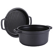 Каструля з кришкою-сковородою гриль на 2.55 л MAESTRO MR-4120 Киев